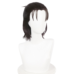 Peluca de Cosplay de Eren Jaeger de Ataque a los Titanes/Shingeki No <span class=keywords><strong>Kyojin</strong></span>, Color Marrón, Versión Corta, de Ainizi Anime - Product Image 4