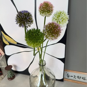 Fleurs artificielles en forme d'ail en plastique à tige unique Jinxi pour décoration de mariage et de maison – Blanc, rose, vert, violet - Product Image 2