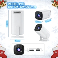 Projecteur LCD de jeu ETISTAR P30MAX Android 11, 150 lumens, 720P/1080P, haut-parleurs intégrés, portable, pack manette de jeu professionnelle