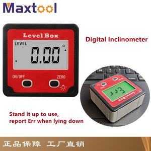Dijital İnklinometre ve seviye kutusu ahşap için arka ışık Mini dijital iletki ile OEM desteklenen DIY sınıf araçları - Product Image 5