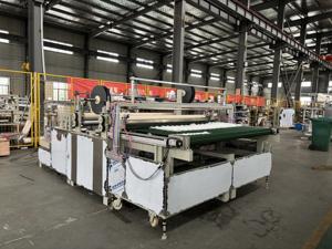 Usine de tissu non tissé à grande vitesse Lingettes industrielles Machine de découpe à chaud Machine de refendage de tissu de lunettes Machine de refendage de rouleau - Product Image 2