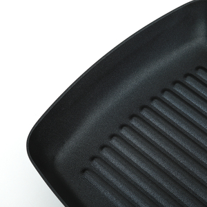 Plancha Cuadrada de Alta Calidad para Cocina de Gas, de Aluminio, Negra, Antiadherente, para Asar <span class=keywords><strong>y</strong></span> Freír Carnes - Product Image 6