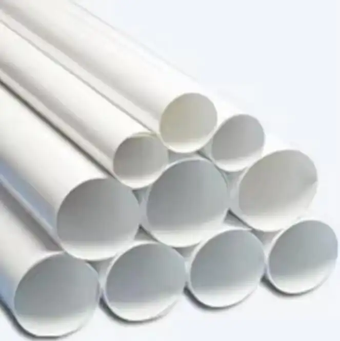hot sale Customized white Polyvinyl tubing hard PVC water supply and drainage pipe plastic tubing