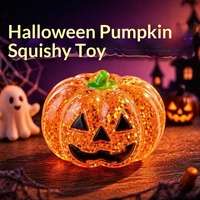Promotie-aanbieding: Nieuwe traag terugverende stressbal van siliconen, Halloween-pompoen, stressverlichtend speeltje