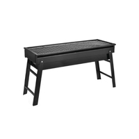 Barbecue instantané portable pliant détachable jetable pour l'extérieur de style japonais Barbecue BBQ Matériau en acier au carbone moderne