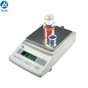 Aoda <span class=keywords><strong>0.01g</strong></span> 510g 용량 스테인레스 스틸 계량 팬 실험실 디지털 분석 전자 저울 - Product Image 6