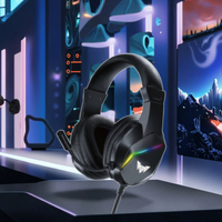 Offre Spéciale OEM/ODM Casque de jeu sans fil à réduction de bruit CMH-820 avec microphone Nouveau casque de conception au-dessus de la tête pour joueur