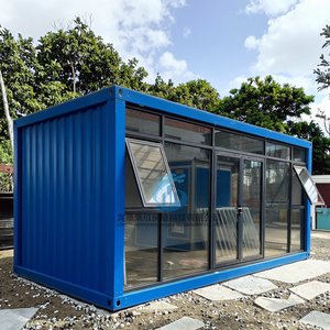 20ft di động có thể tháo rời container nhà sang trọng sống ngành công nghiệp Trung Quốc nhà máy mở rộng phòng tập thể dục sử dụng - Product Image 1