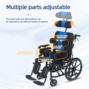 Prezzo del fornitore di fabbrica sedia a rotelle pediatrica sedia anziana per anziani con paralisi cerebrale - Product Image 3
