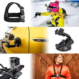 Kit 14-en-1 pour caméra d'action GoPro avec accessoires transfrontaliers, barre de flottabilité, bandeau et supports pour perche à selfie - Product Image 3