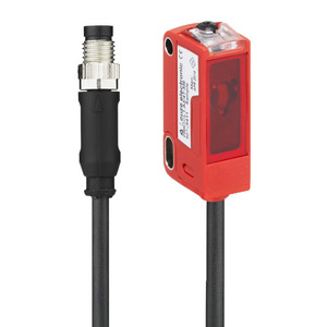 Spectrophotomètre Leuze Prk3c T34T 200 M8 avec filtre polarisant, source de lumière LED rouge, sortie PNP, connecteur de câble - Product Image 3