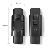 Adaptateur de chargeur EV Zencar 32A 7KW 22KW IEC 62196 Type 2 vers GBT, adaptateur EV avec charge rapide sans fil et verrouillage antivol