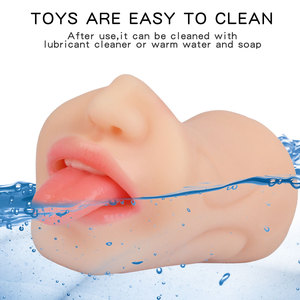 Dispositivo de masturbación masculina XISE Vida privada Sensación de tacto suave Fácil de limpiar Elástico e inodoro Mas oral realista - Product Image 4
