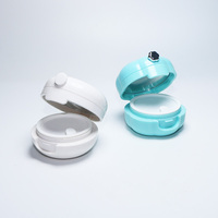 Masque à Lèvres Personnalisé à Motif de Fleur avec Cuillère à Lentille Emballage de Maquillage en Plastique Bouteille Crème Corps Rouge à Lèvres Blush Récipient Séparé