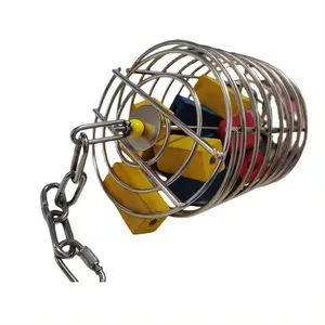 Cage de jouets de recherche de nourriture en acier inoxydable personnalisable avec blocs à mâcher en bois colorés pour perroquets Services de fabrication directe en usine