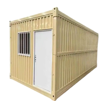 Maison préfabriquée pliable facile à assembler, conteneur habitable, bâtiment mobile, dortoir portable pour projet d'ingénierie