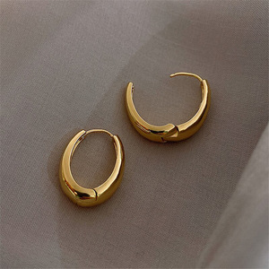 Orecchini a Cerchio Geometrici per Donne, Stile Francese, Accessori per Orecchie da Indossare Quotidianamente - Product Image 2