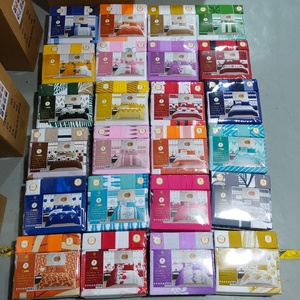 Wholesale Printed 6 Piece Deep Pocket <strong>Fitted</strong> and Flat <strong>Bed</strong> <strong>Sheets</strong> Bedding Set Cotton Touch Feeling King and Queen - Product Image 5