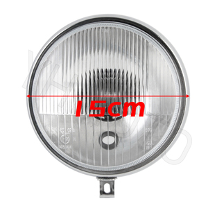 Ensemble de phares halogènes YHMOTO 140 mm, compatible avec les cyclomoteurs Simson S50 S51 S70 S53, phare avant. - Product Image 2