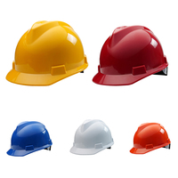 Casque de sécurité industriel CE EN397 ABS de type V sans fentes, 8 points de suspension, vente en gros d'usine