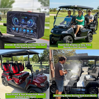 Housse de protection d'écran pour chariot de golf personnalisée, lavable et avec fonction tactile