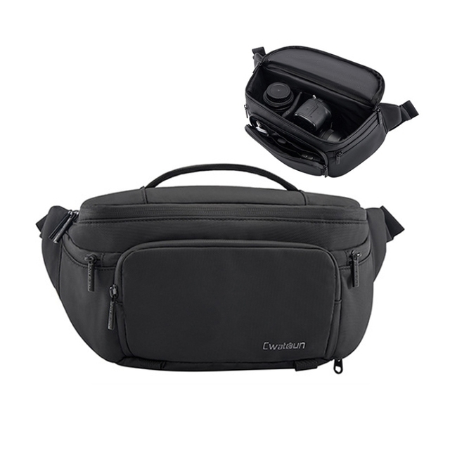 Camera Bag Casual Waterproof Storage Bag D105 Large Multi-functional Camera Waist Pack Simple and Lightweight Microslr
