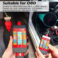 Kedatangan Baru WOYO CTB007 PRO OBD2 Break Out Box, Data Digital LCD Vrms 16 PIN, Alat Diagnostik Otomotif, Alat Pengujian ECU