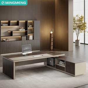 ชุดโต๊ะทำงานและเก้าอี้สำหรับผู้จัดการ/หัวหน้างาน ดีไซน์เรียบง่าย ทันสมัย - Product Image 6