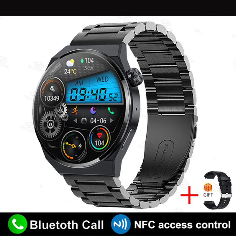 black-Stainless steel & Silicone