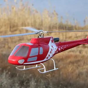 Squirrel-AS350 FLYWING 6CH 3D rotore GPS Hover invertito una chiave scala di ritorno RC elicottero PNP con Controller di volo H1