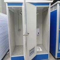 Cabine de toilette mobile portable avec panneau sandwich 1100 x 1100 x 2300 mm pour camping, sanitaires, parc, complexe hôtelier et lieux publics