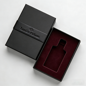 Premium Custom Magnetic Closure Boxes for Perfume Luxury Beauty Brands Rigid Paper Box Velvet Silk Lining Four-Color Printing - Product Image 5