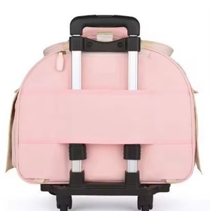Sac de transport pliable pour animaux de compagnie, chariot pour chat, poussette pour chien de petite et moyenne taille avec roulettes, échantillon gratuit - Product Image 3