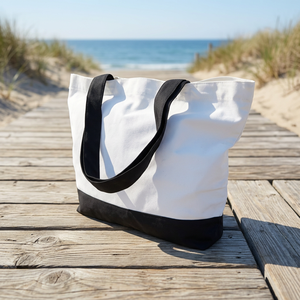 High Quality Medium Organic Cotton <b>Canvas</b> Tote <b>Bag</b> <b>Drawstring</b> Rope Handle-Recycled Shopping <b>Bag</b> for Exhibition Use Wholesale - Product Image 1