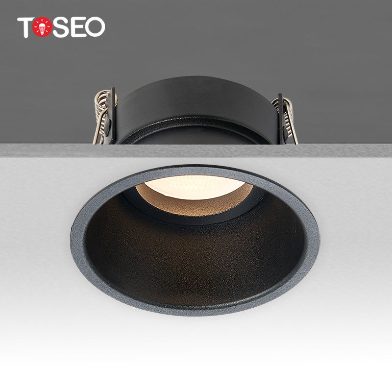 Corridor 6w Deep Cup Fixed LED Downlights Aluminium Front Replace Bulb
