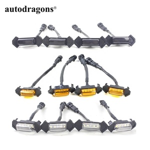 ไฟ LED สีเหลืองอำพัน 4 ชิ้น/ชุด สำหรับติดตั้งกระจังหน้ารถยนต์ Tacoma TRD PRO ปี 2016-2019 ไฟตกแต่งกระจังหน้าภายนอก - Product Image 3