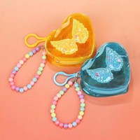 Porte-monnaie mini en PVC transparent pour enfants, avec fermeture éclair, pour clés et petits objets, idéal pour cadeau - Vente en gros