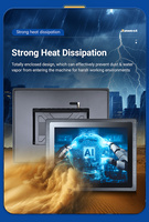Panel Táctil Capacitivo Full HD para PC Industrial AIO Integrado, Resistente al Agua IP65, para Entornos Hostiles, Automatización, Compatible con Luz Solar