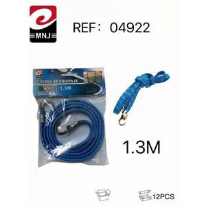 Corda Elastica con Gancio MNJ 1.3M, Cinghia per Bagagli, Accessorio per Controllo Carico - Product Image 3