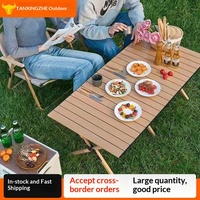 Tables carrées portables pour camping en plein air, tables pliantes longues pour camping en voiture, fournies par le fabricant