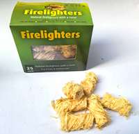 Firestarter Stick Fournisseur Briquet instantané à charbon de bois Allume-feu en laine de bois pour barbecue Camping extérieur intérieur