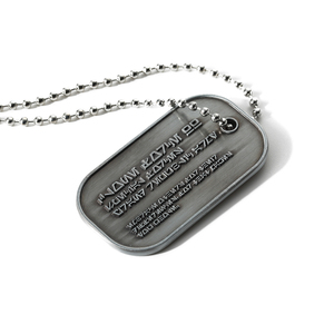 Estilo Retro Cool Hip Hop Mujeres Hombres 2d 3D Aleación de plata antigua Metal Esmalte Etiquetas de perro Fabricante de fábrica Colgante de etiqueta de perro personalizado - Product Image 4