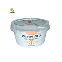 Pot à yaourt personnalisé en gros, 120ml, 180ml, 200ml, en plastique PP de qualité alimentaire, avec cuillère