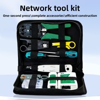 AR0811 Kit de Pince à Sertir RJ45 3-en-1, Testeur et Dénudeur de Câbles Réseau Ethernet LAN, Réparation, Vente en Gros OEM