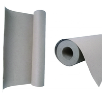 Rouleau de papier Kraft blanc brut, emballage de paille, 28 g/m²
