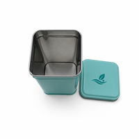 Boîte en étain irrégulière personnalisée avec couvercle et base métalliques pour biscuits, thé, bonbons, chocolat, emballage alimentaire, cadeaux, fournisseur de logos OEM