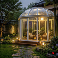 Serre en aluminium préfabriquée, véranda en verre, abri de piscine, jardin, patio, cour arrière