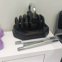 Vente en gros d'usine : Haltère, kettlebell et barre de musculation 3-en-1 réglables, avec plaques de poids supplémentaires optionnelles de 20 kg / 45 lb, pour hommes et femmes