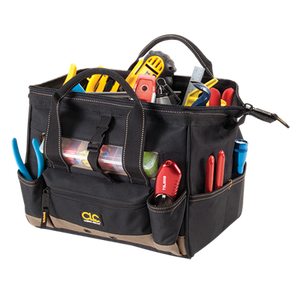 Muestra gratuita de alta calidad, bolsas de herramientas multibolsillos con asa dura y correas al hombro para electricistas y mecánicos - Product Image 3