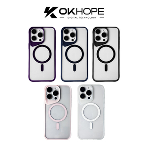 Funda trasera transparente mate con anillo magnético acrílico de TPU para <span class=keywords><strong>iPhone</strong></span> <span class=keywords><strong>normal</strong></span> 11 12 <span class=keywords><strong>13</strong></span> 14 15 <span class=keywords><strong>Pro</strong></span> Plus - Product Image 2